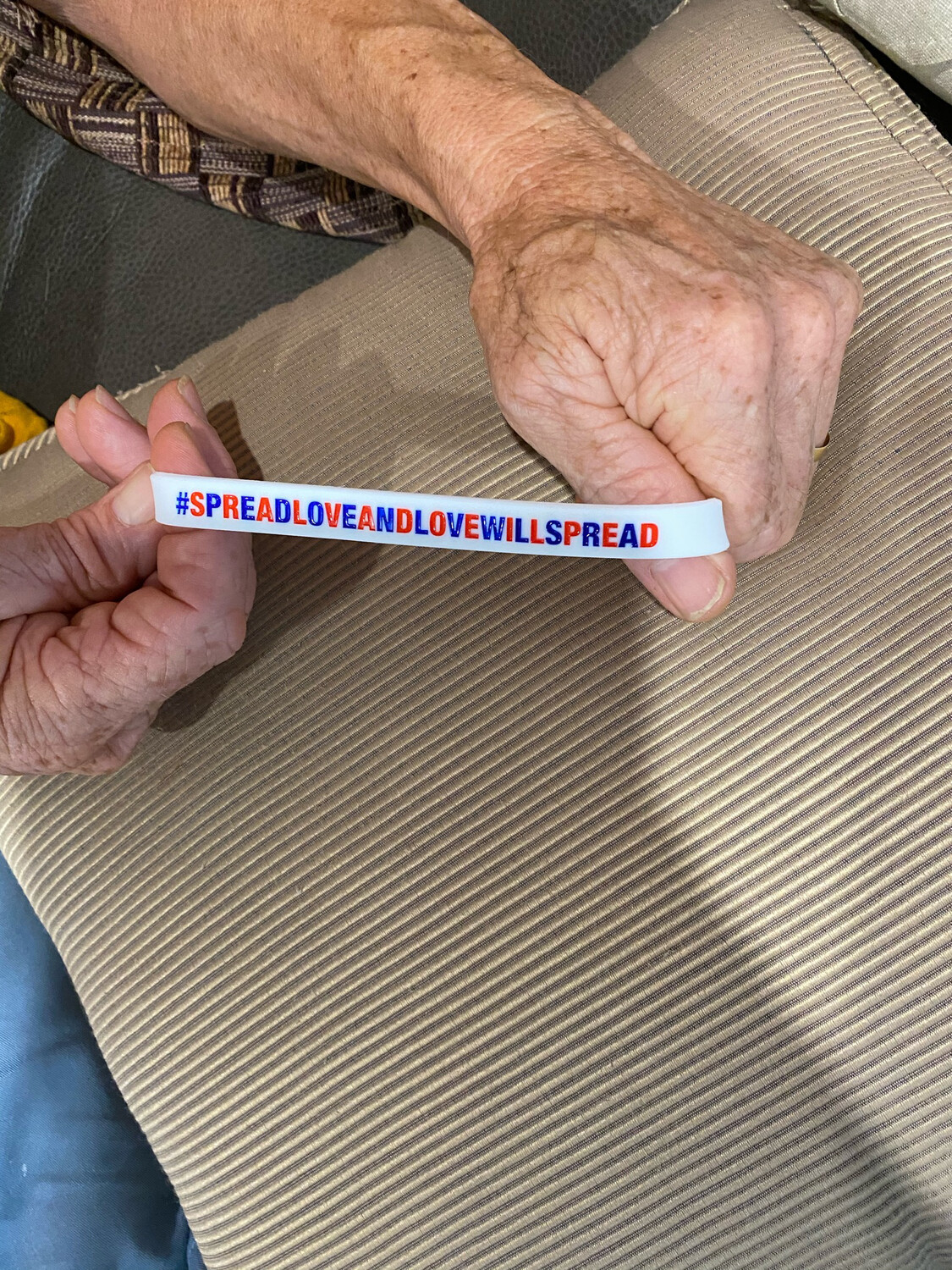 #SPREADLOVEANDLOVEWILLSPREAD Wristbands