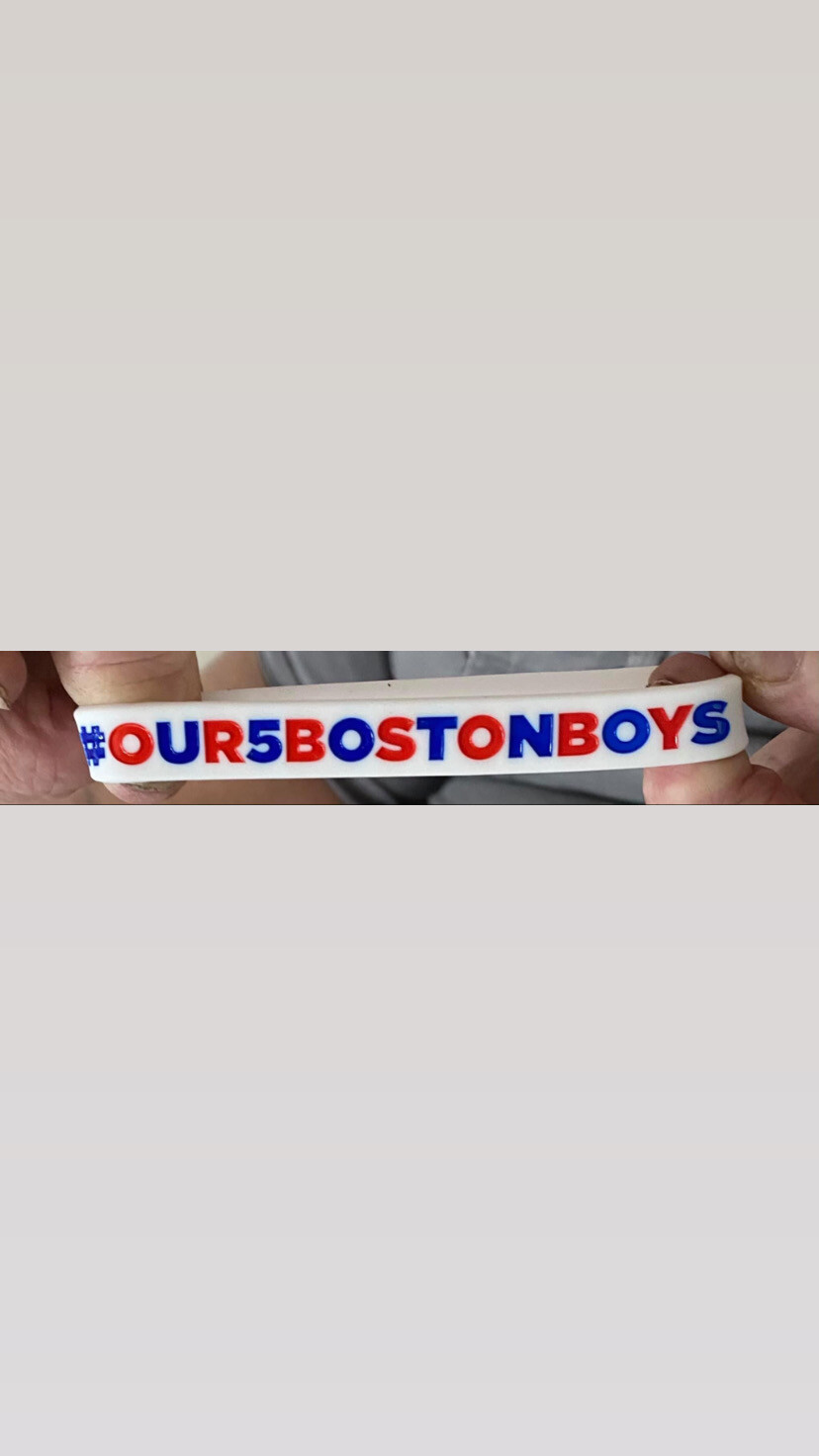  #OUR5BOSTONBOYS Wristbands