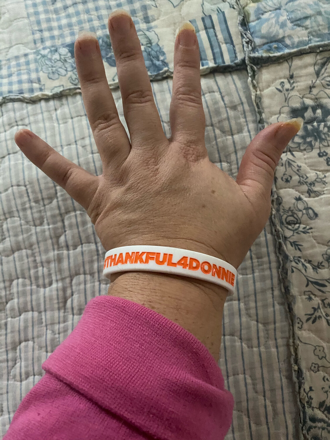  #THANKFUL4DONNIE Wristbands