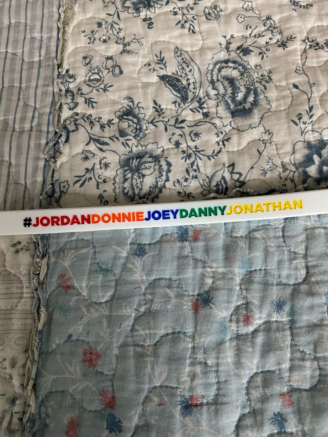 #JORDANDONNIEJOEYDANNYJONATHAN Wristbands (White Colour)