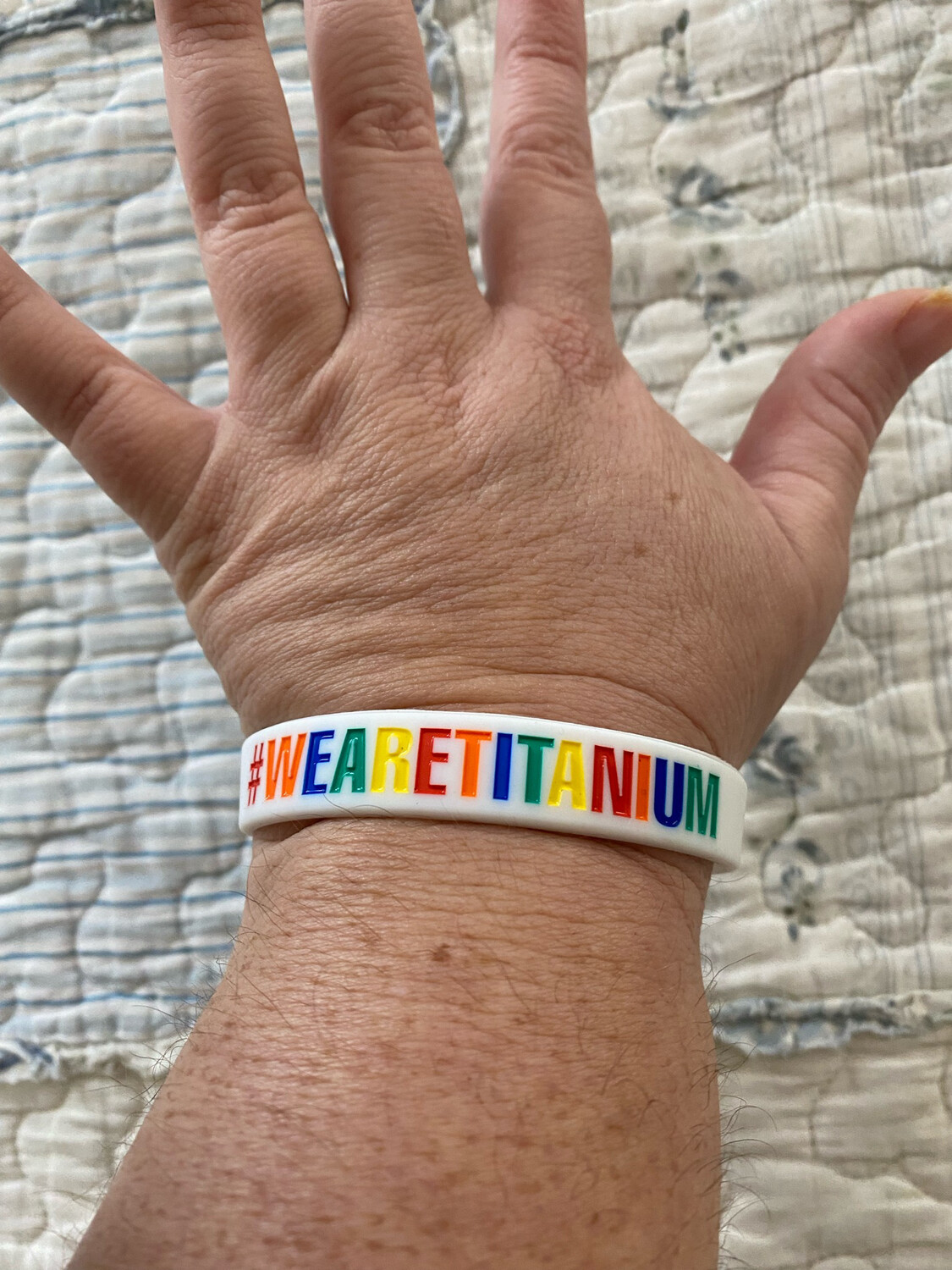  #WEARETITANIUM Wristbands