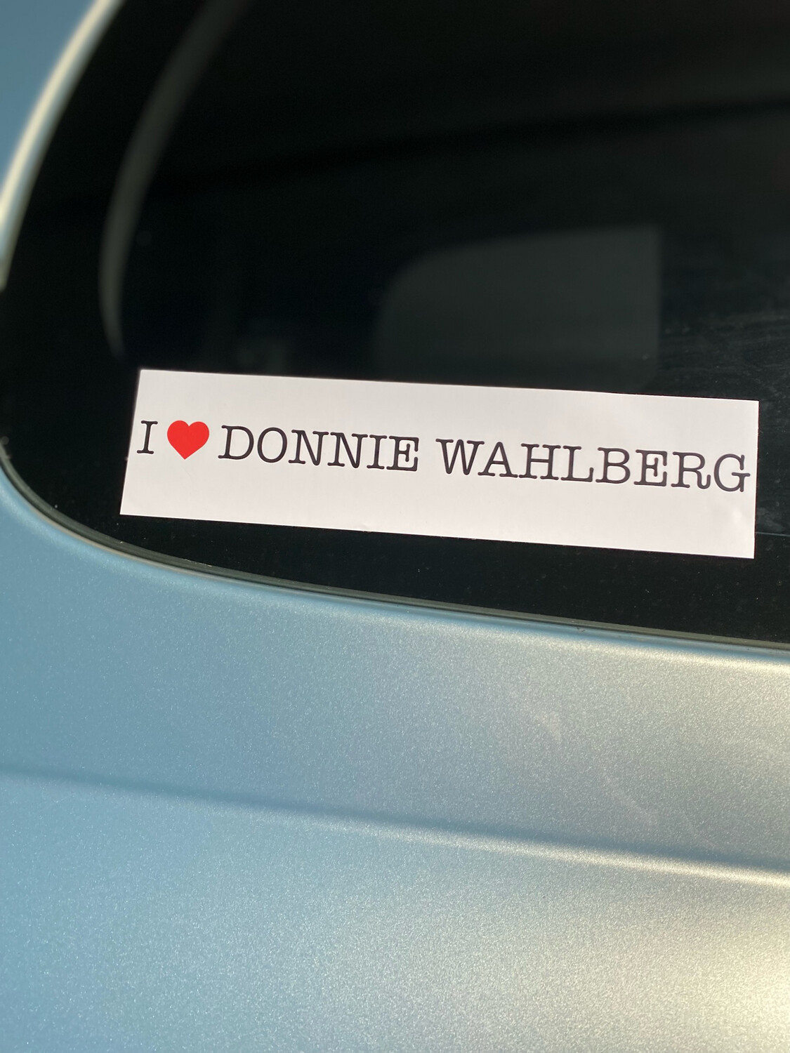  I ❤️ DONNIE WAHLBERG Bumper Stickers