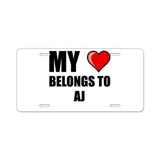 PRE-ORDER MY ❤️ BELONGS TO AJ Wristbands