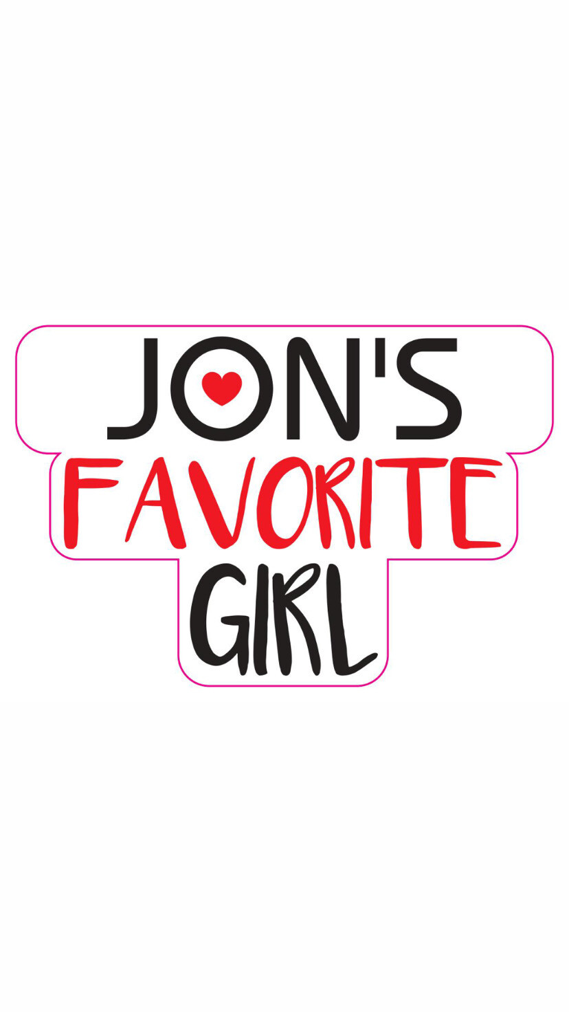 PRE-ORDER JON&#39;S FAVORITE GIRL Wristbands