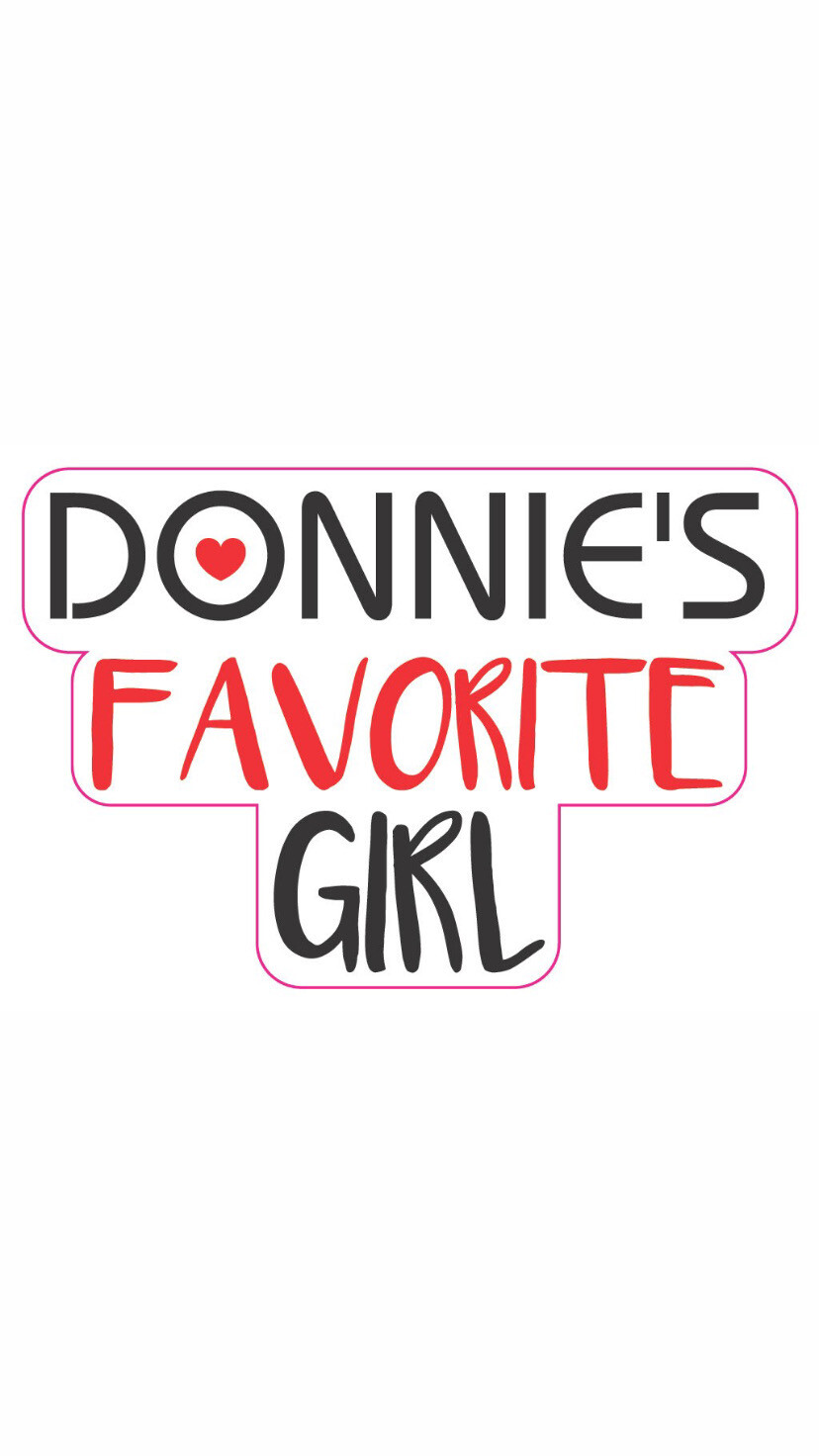 PRE-ORDER DONNIE&#39;S FAVORITE GIRL Wristbands