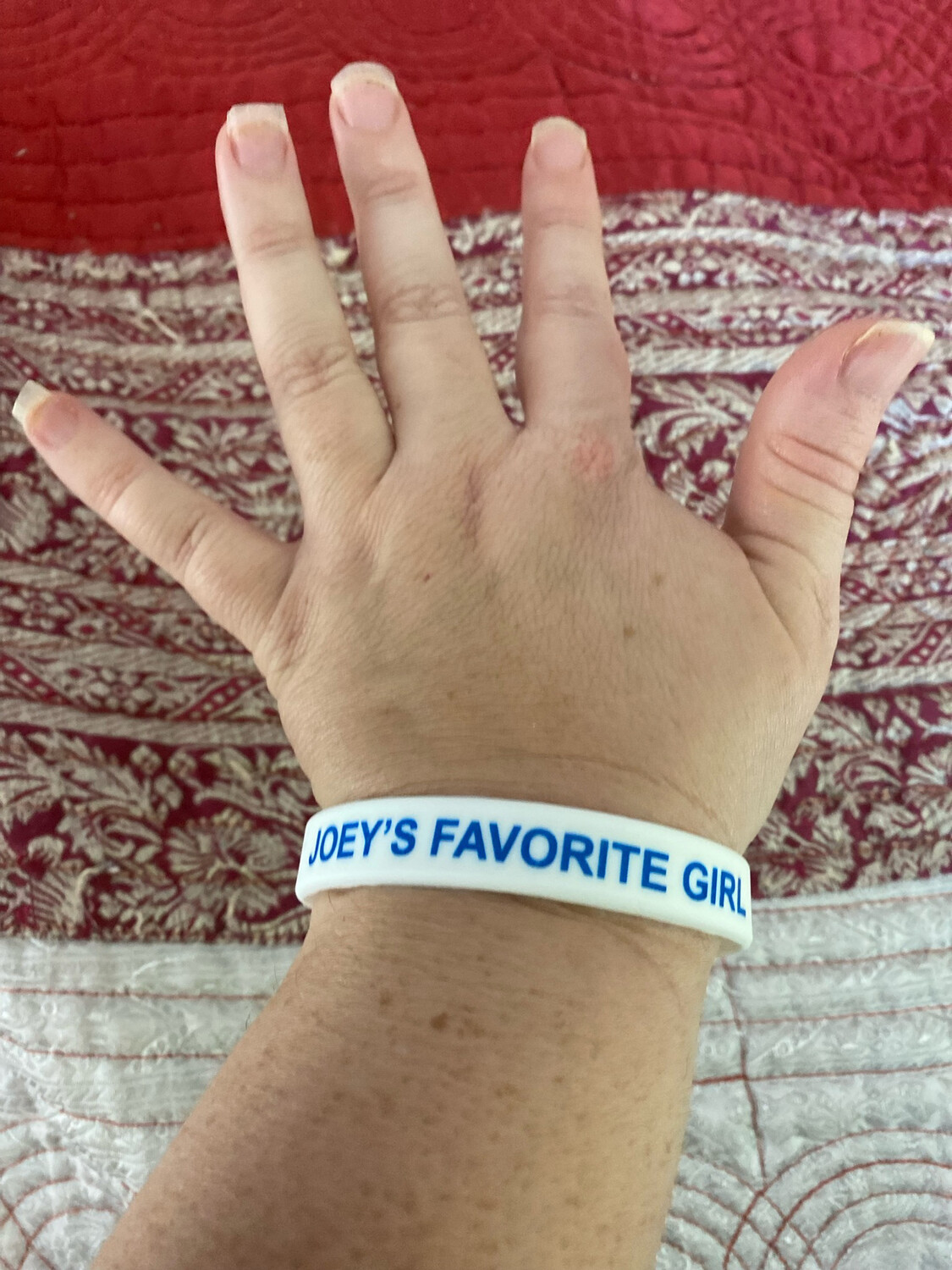 JOEY&#39;S FAVORITE GIRL Wristbands