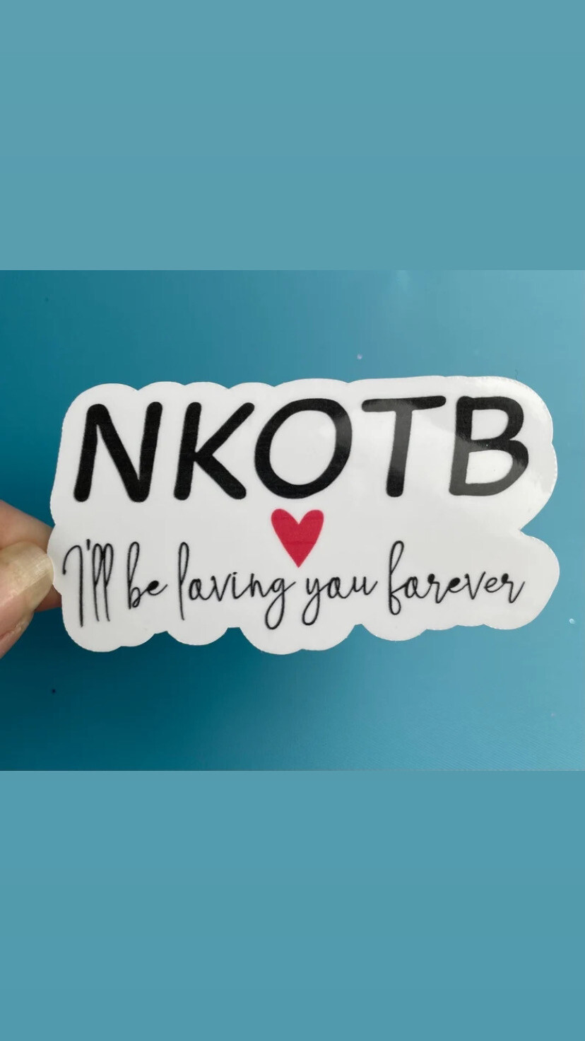 PreOrder NKOTB I'll Be Loving You Forever Bumper Stickers PreOrder NKOTB I'll Be Loving You Forever Bumper Stickers