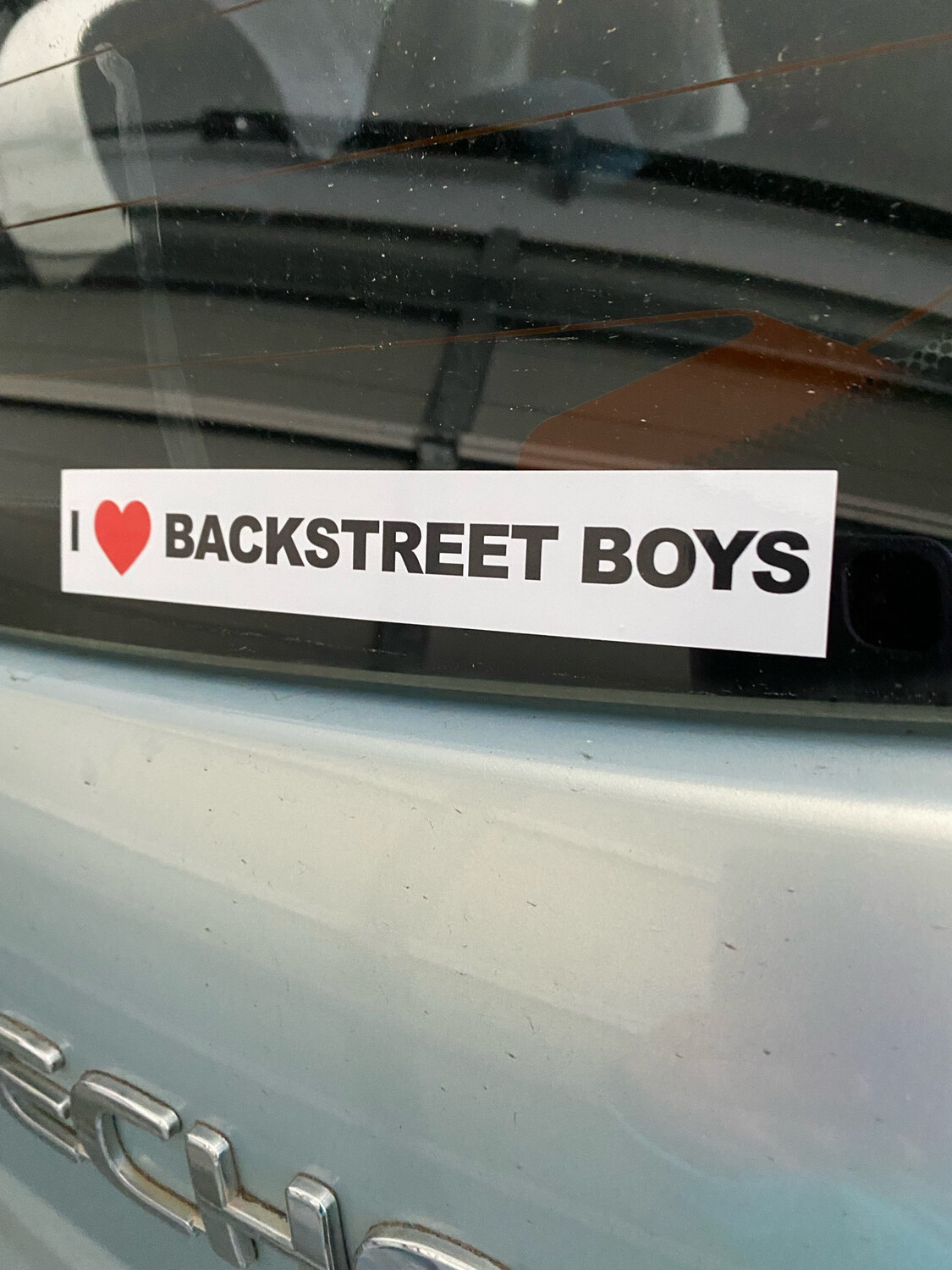 I ❤️ BACKSTREET BOYS Bumper Stickers