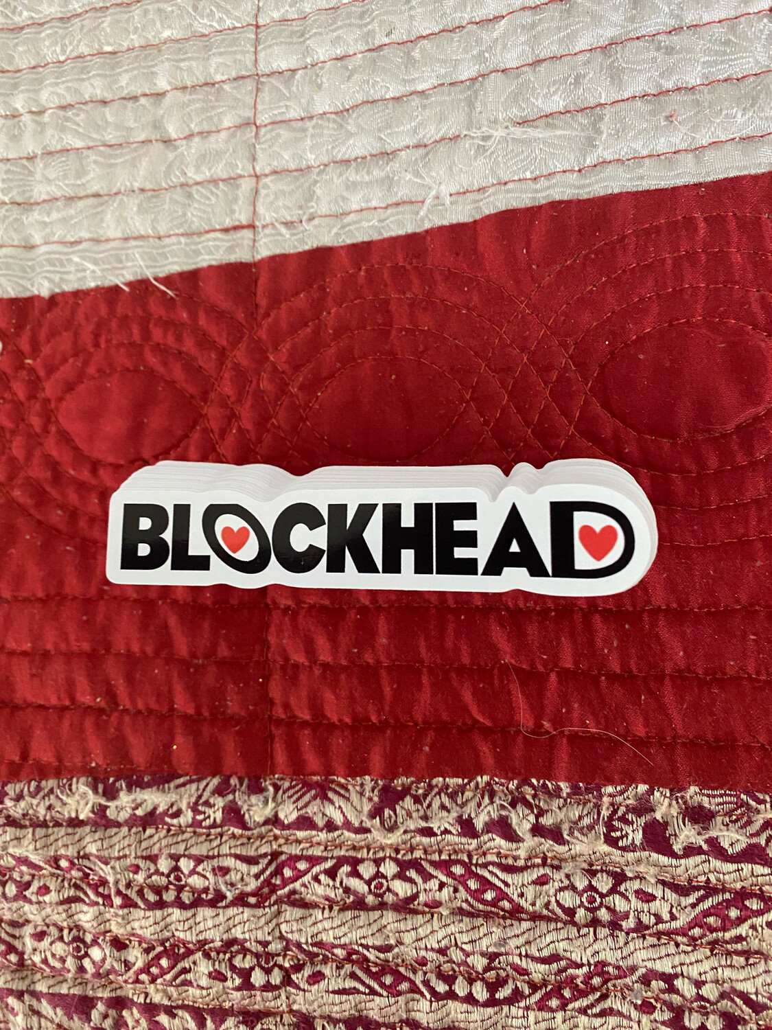 BLOCKHEAD Vinyl Bumper Stickers