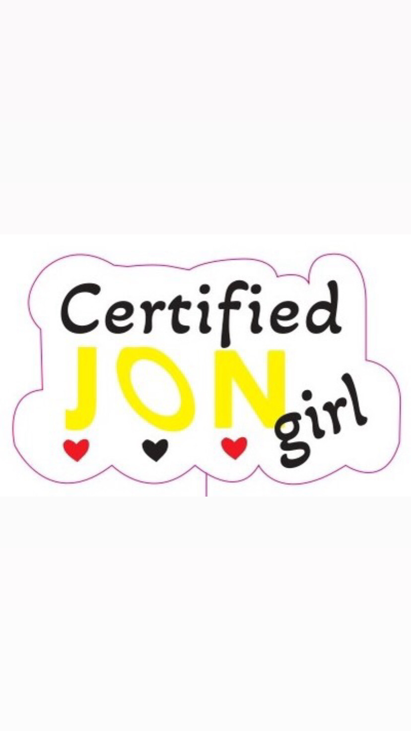 PRE-ORDER Certified Jon girl Wristbands