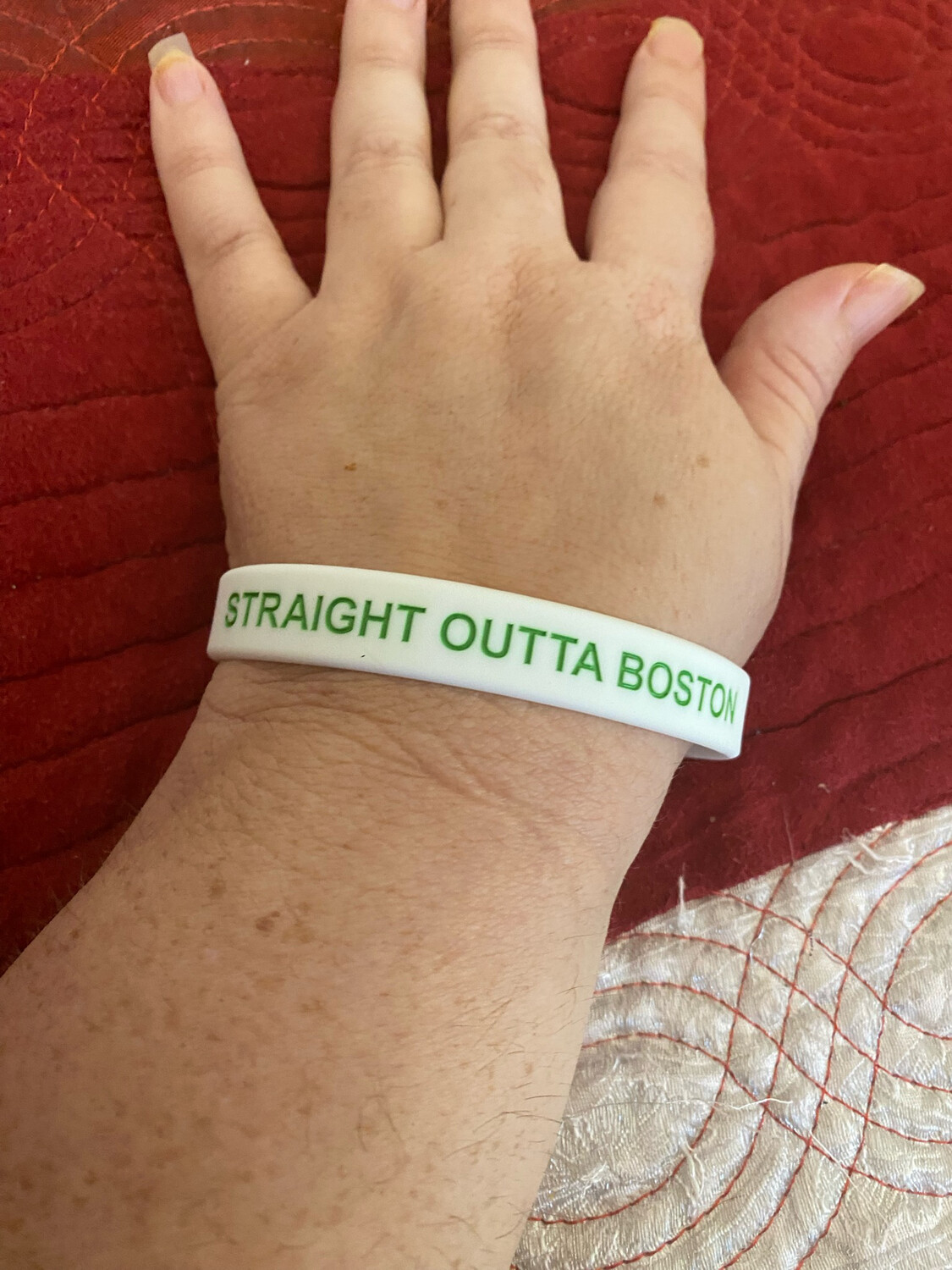 Straight Outta Boston Wristbands