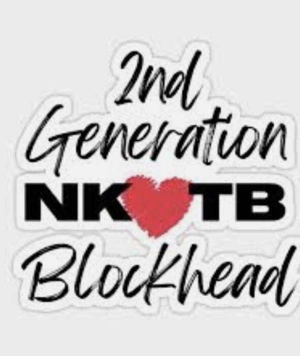 Pre-Order 2nd Generation NK❤️TB Blockhead Bumper Stickers