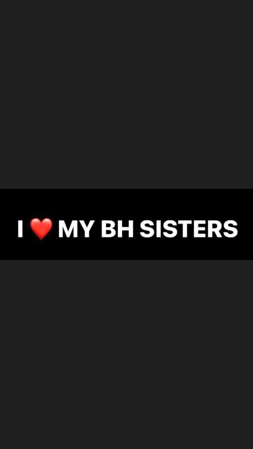 Pre-Order I ❤️ MY BH SISTERS Bumper Stickers