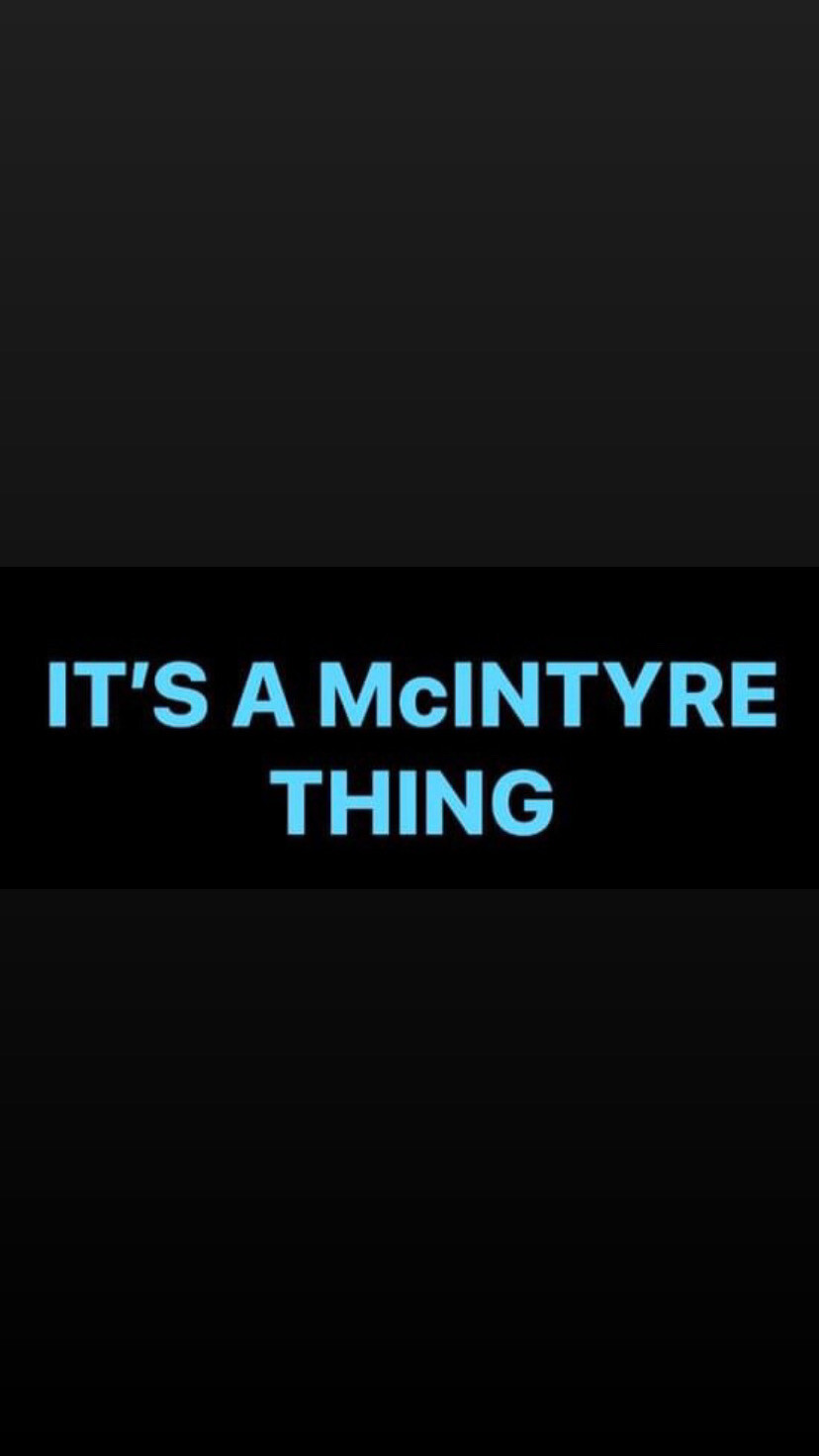 Pre-Order IT&#39;S A McINTYRE THING Wristbands