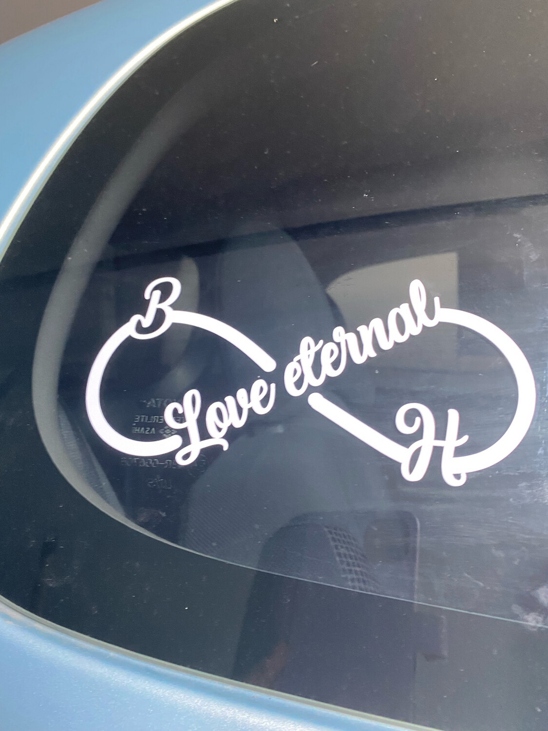 BH Love Eternal Decals White Colour