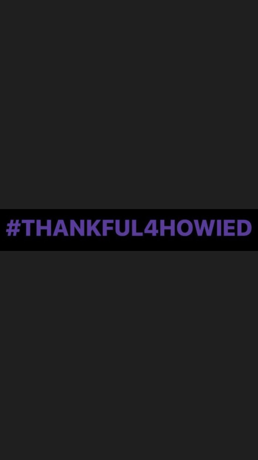 Pre-Order #THANKFUL4HOWIED Wristbands