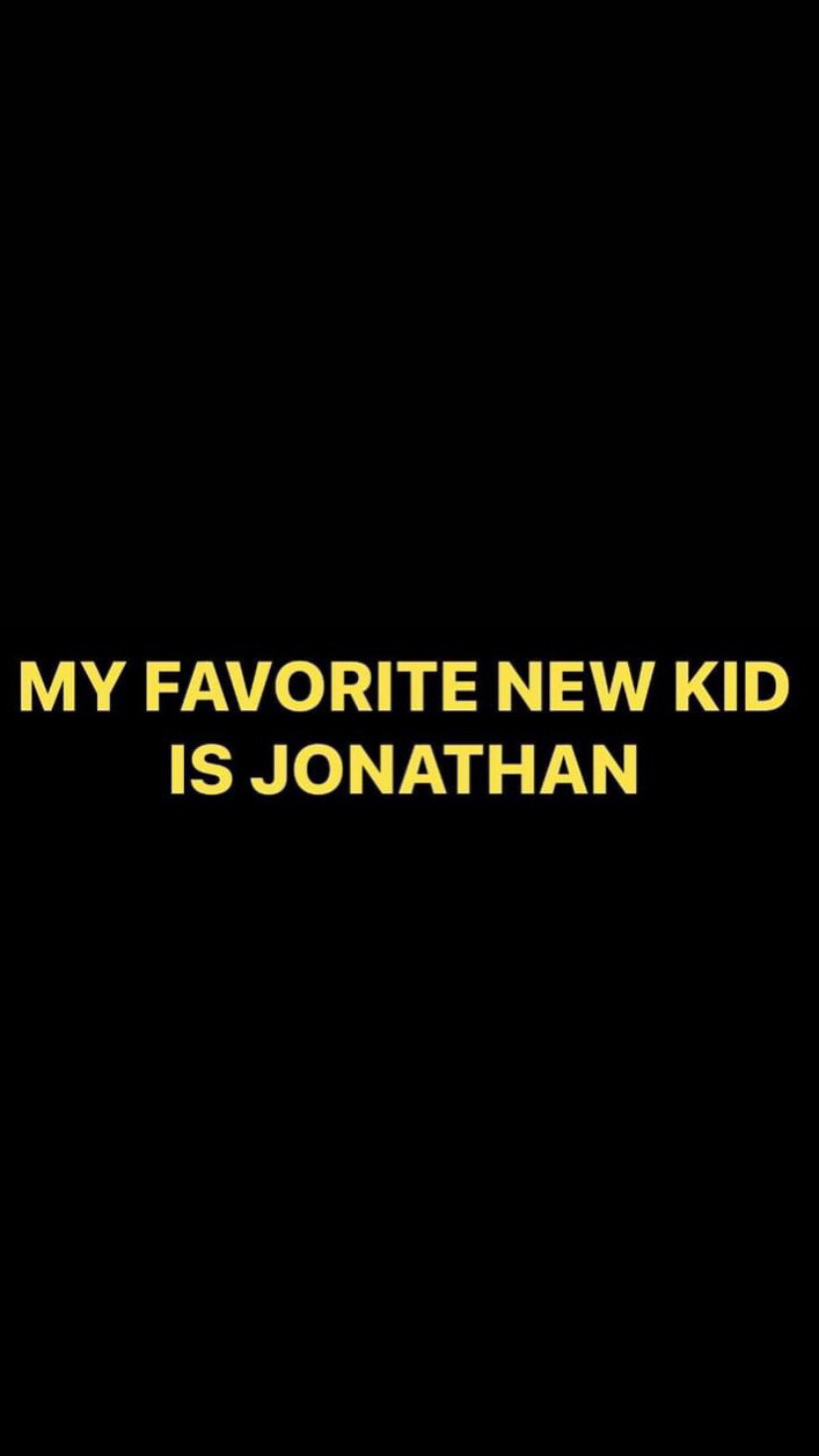 Pre-Order MY FAVORITE NEW KID IS JONATHAN Wristbands