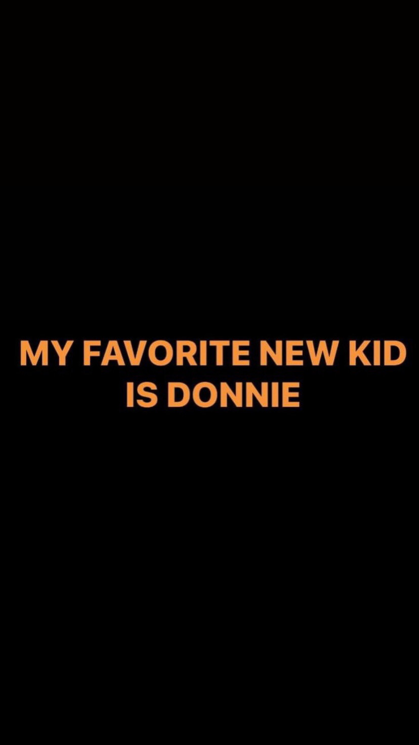 Pre-Order MY FAVORITE NEW KID IS DONNIE Wristbands