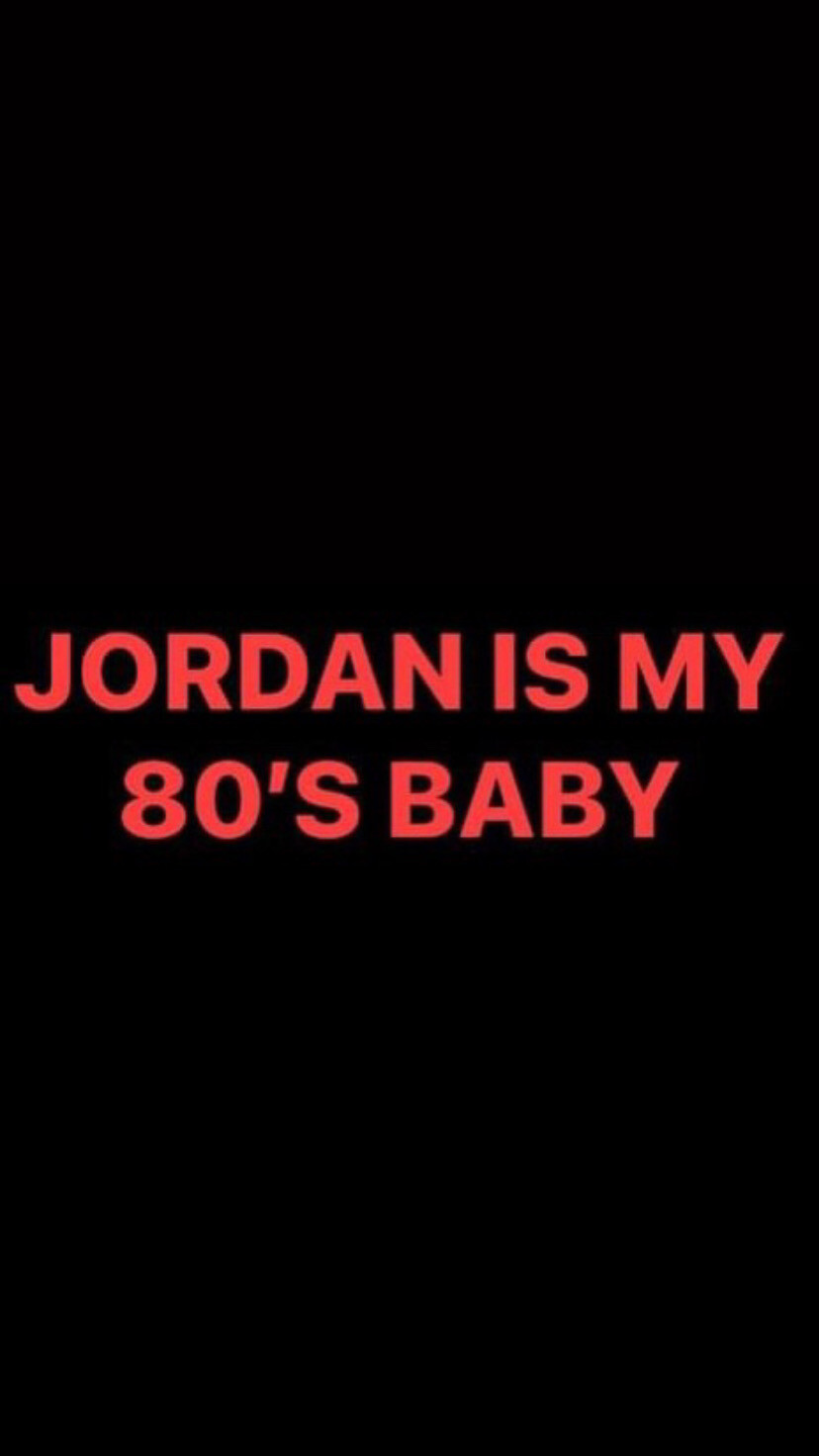 Pre-Order JORDAN IS MY 80&#39;S BABY Wristbands