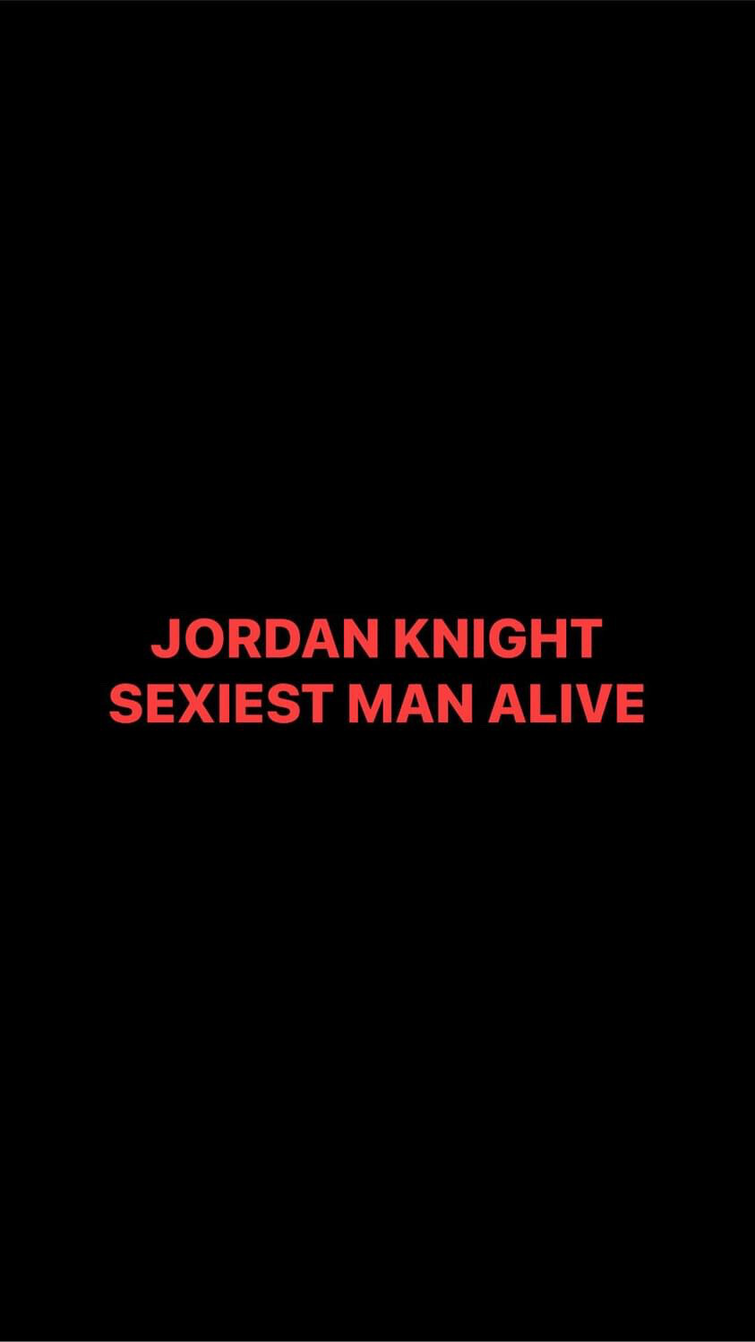 Pre-Order JORDAN KNIGHT SEXIEST MAN ALIVE Wristbands
