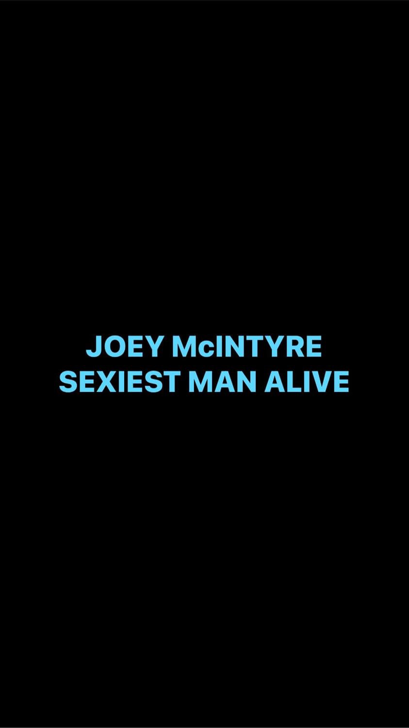 Pre-Order JOEY McINTYRE SEXIEST MAN ALIVE Wristbands