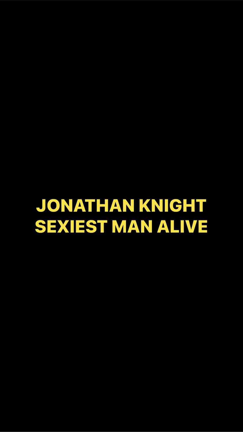 Pre-Order JONATHAN KNIGHT SEXIEST MAN ALIVE Wristbands