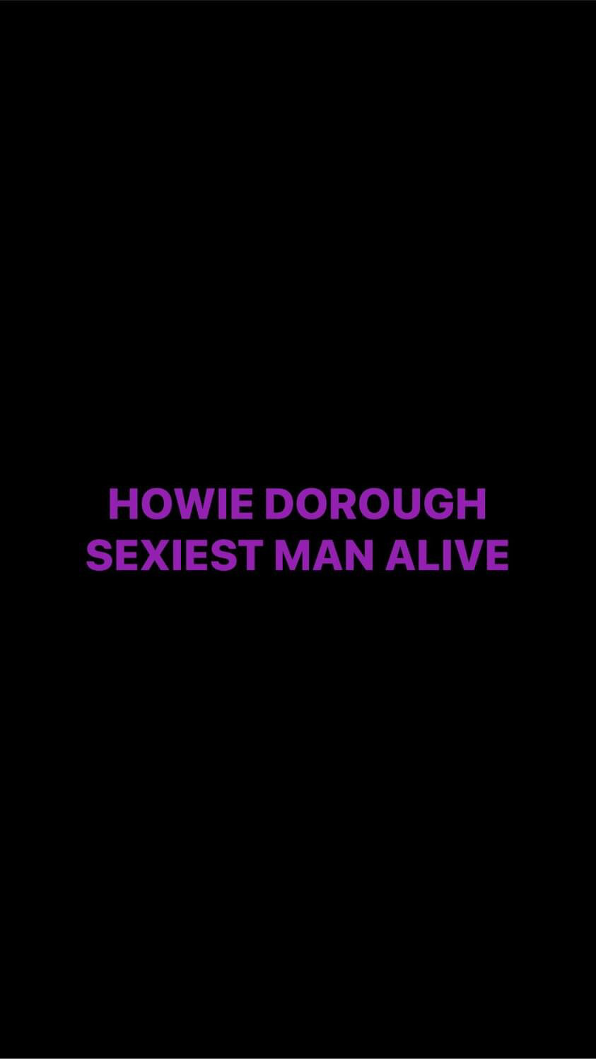 Pre-Order HOWIE DOROUGH SEXIEST MAN ALIVE Wristbands