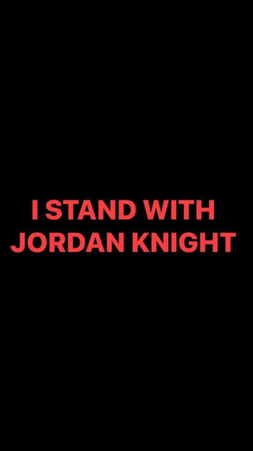 Pre-Order I STAND WITH JORDAN KNIGHT Wristbands