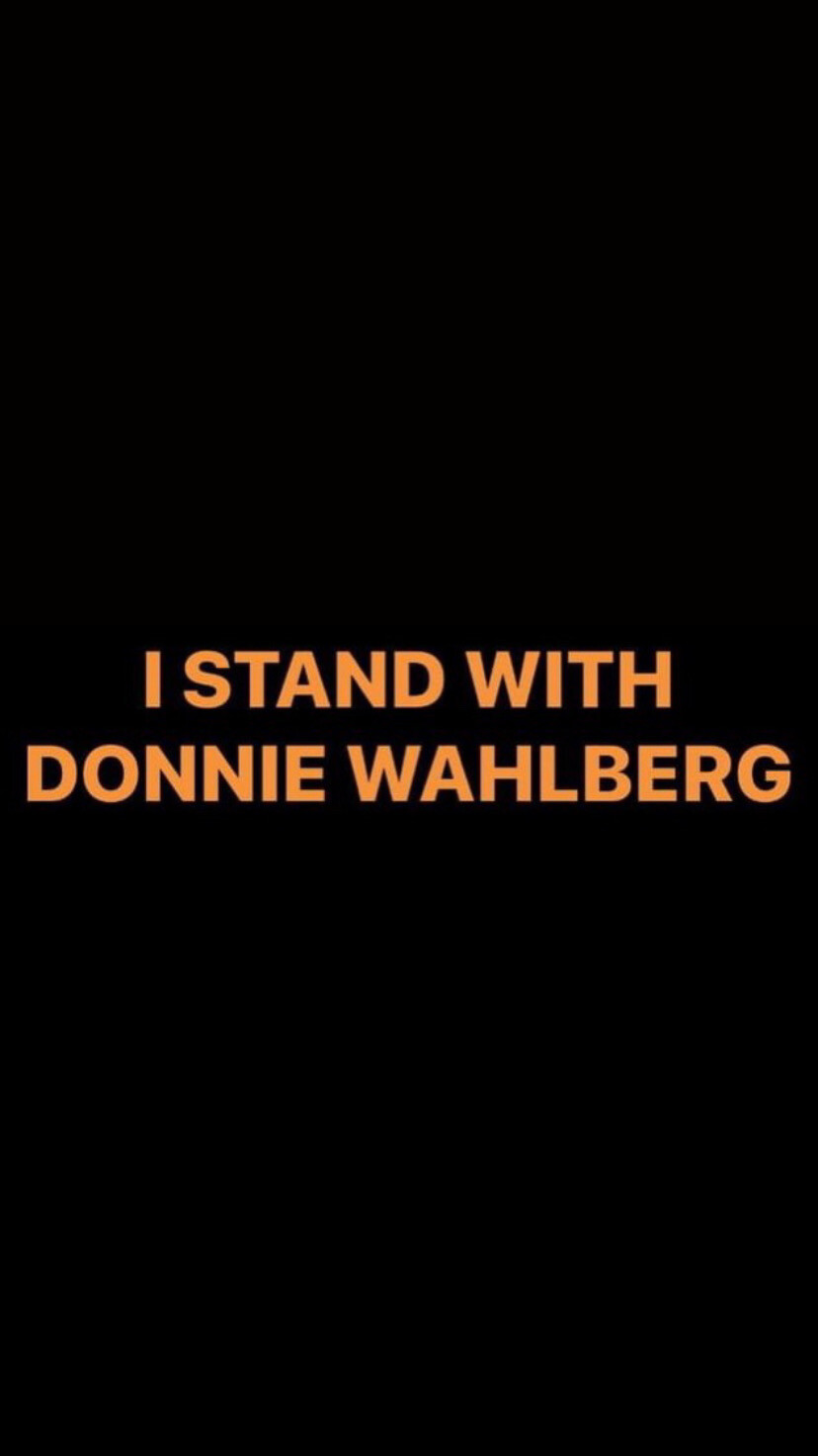 Pre-Order I STAND WITH DONNIE WAHLBERG Wristbands