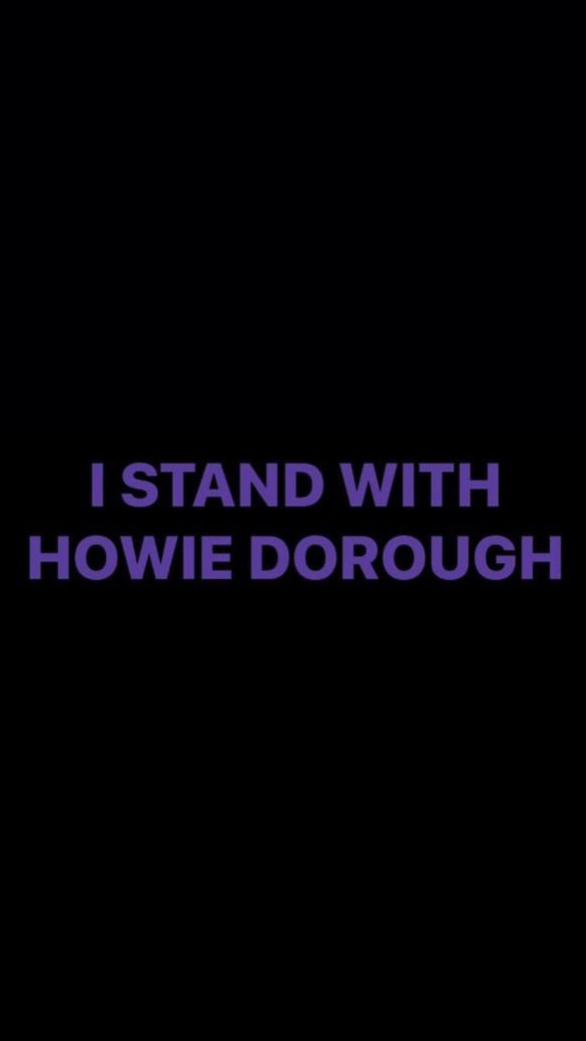 Pre-Order I STAND WITH HOWIE DOROUGH Wristbands