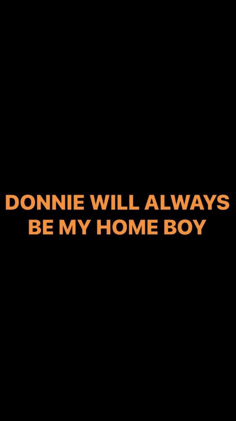 Pre-Order DONNIE WILL ALWAYS BE MY HOME BOY Wristbands