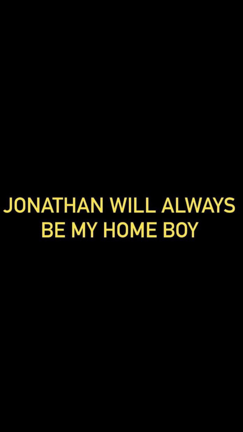 Pre-Order JONATHAN WILL ALWAYS BE MY HOME BOY Wristbands