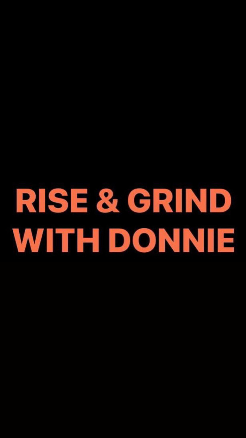 Pre-Order RISE &amp; GRIND WITH DONNIE Wristbands