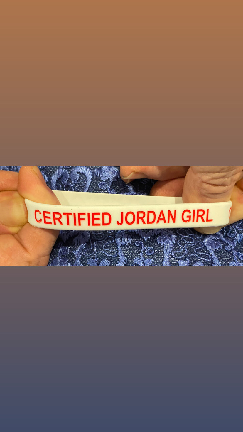 Certified Jordan girl Wristbands