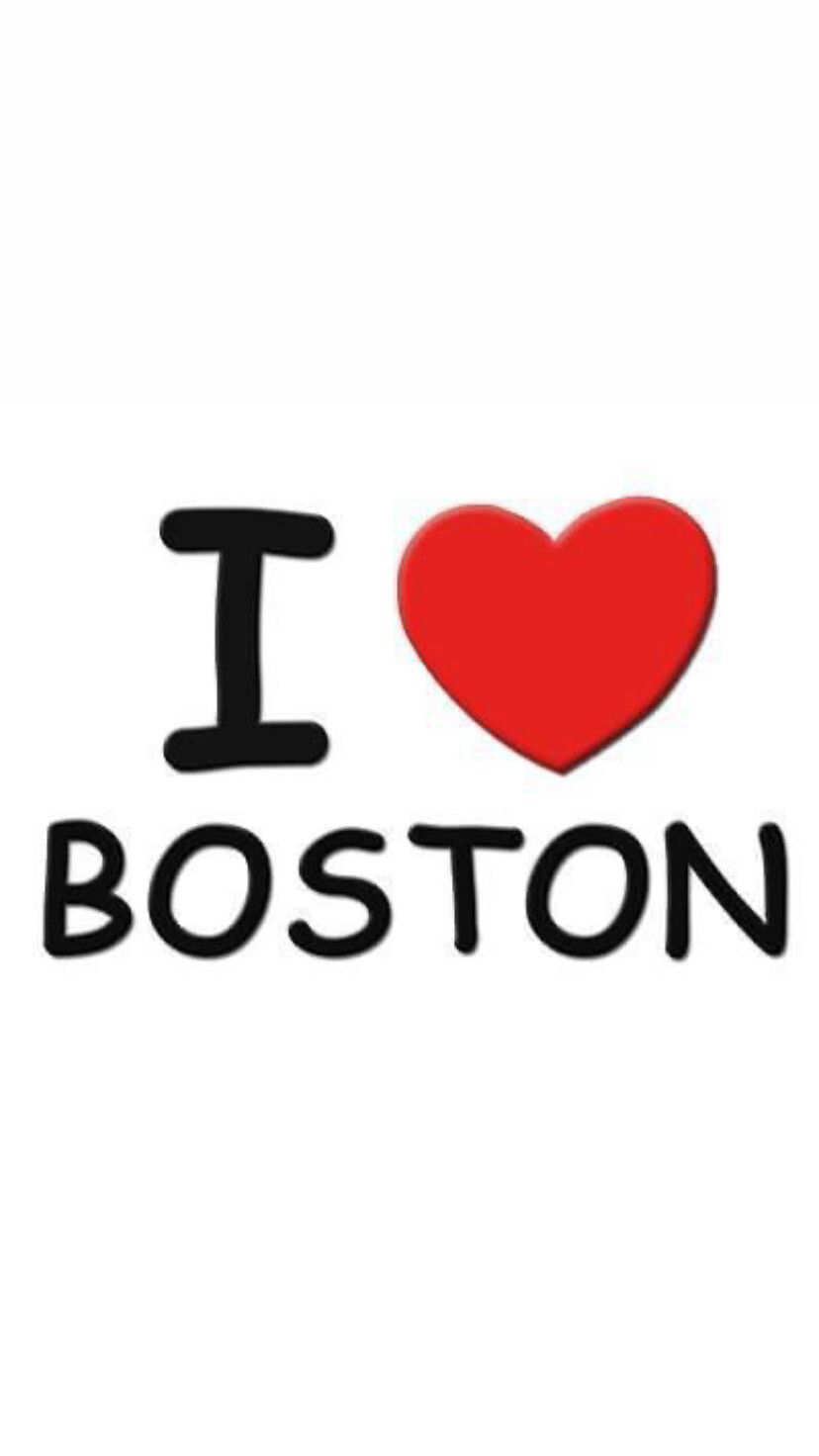 Pre-Order I ❤️ BOSTON Bumper Stickers