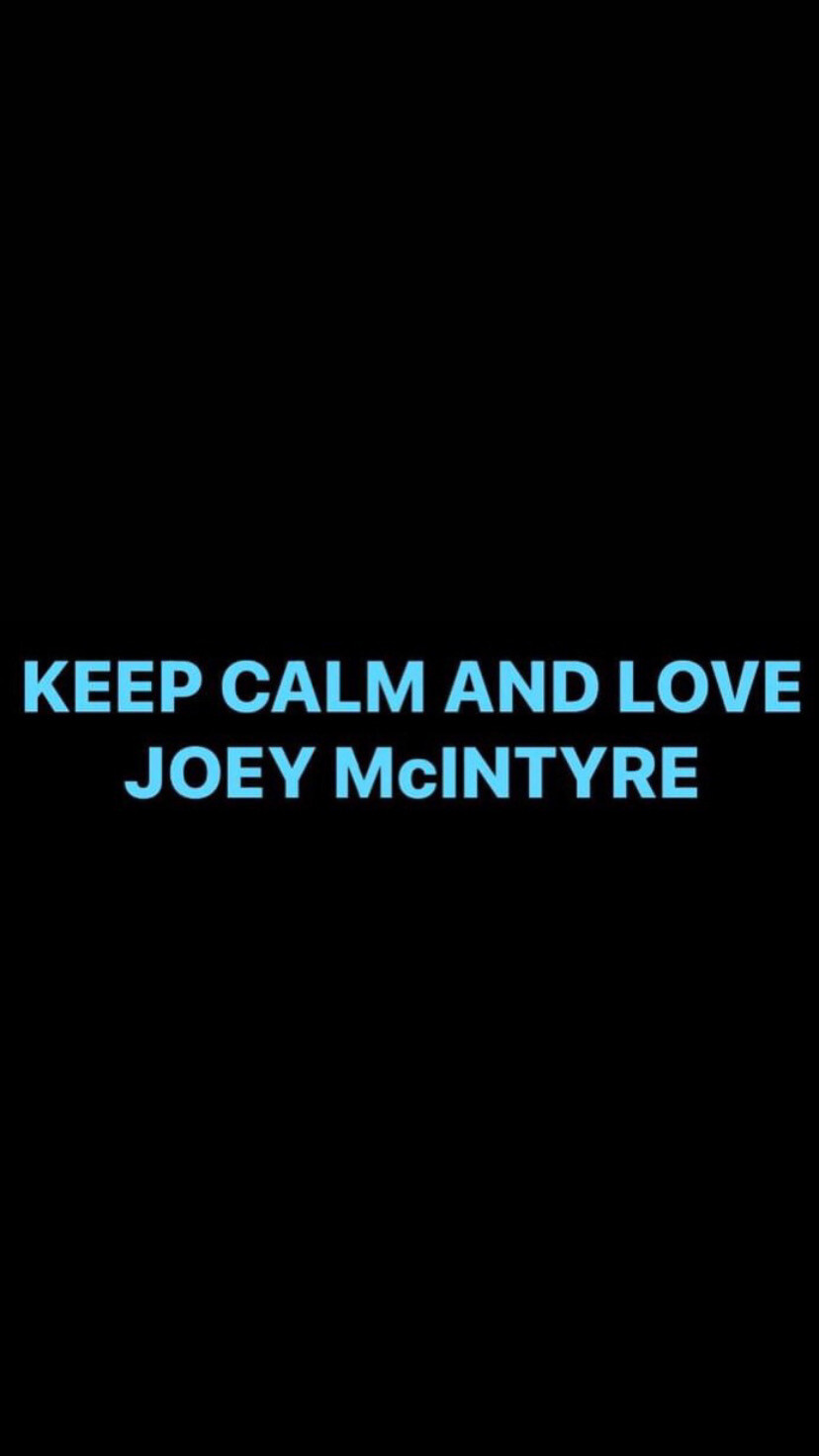 Pre-Order KEEP CALM AND LOVE JOEY McINTYRE Wristbands