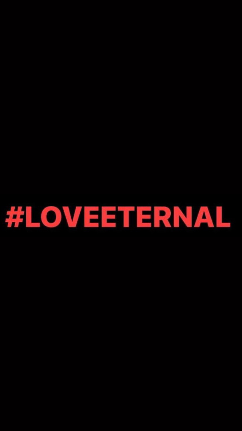 Pre-Order #LOVEETERNAL Wristbands (Red Text)