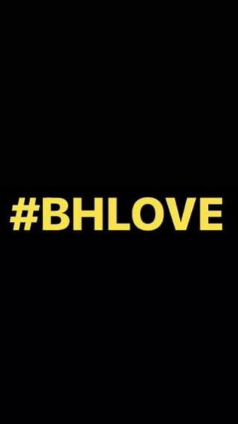 Pre-Order #BHLOVE Wristbands (Yellow Text)