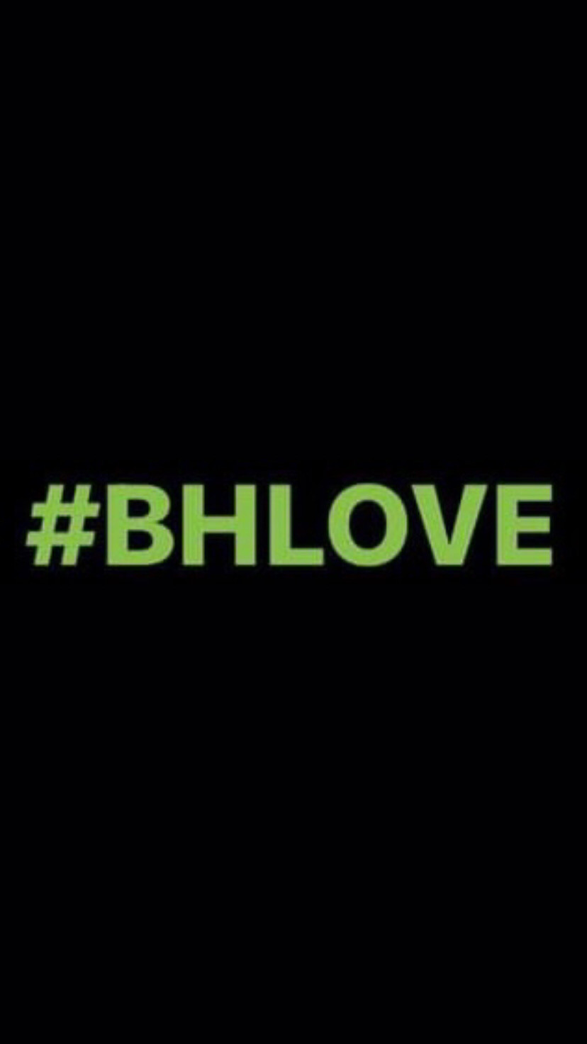 Pre-Order #BHLOVE Wristbands (Green Text)