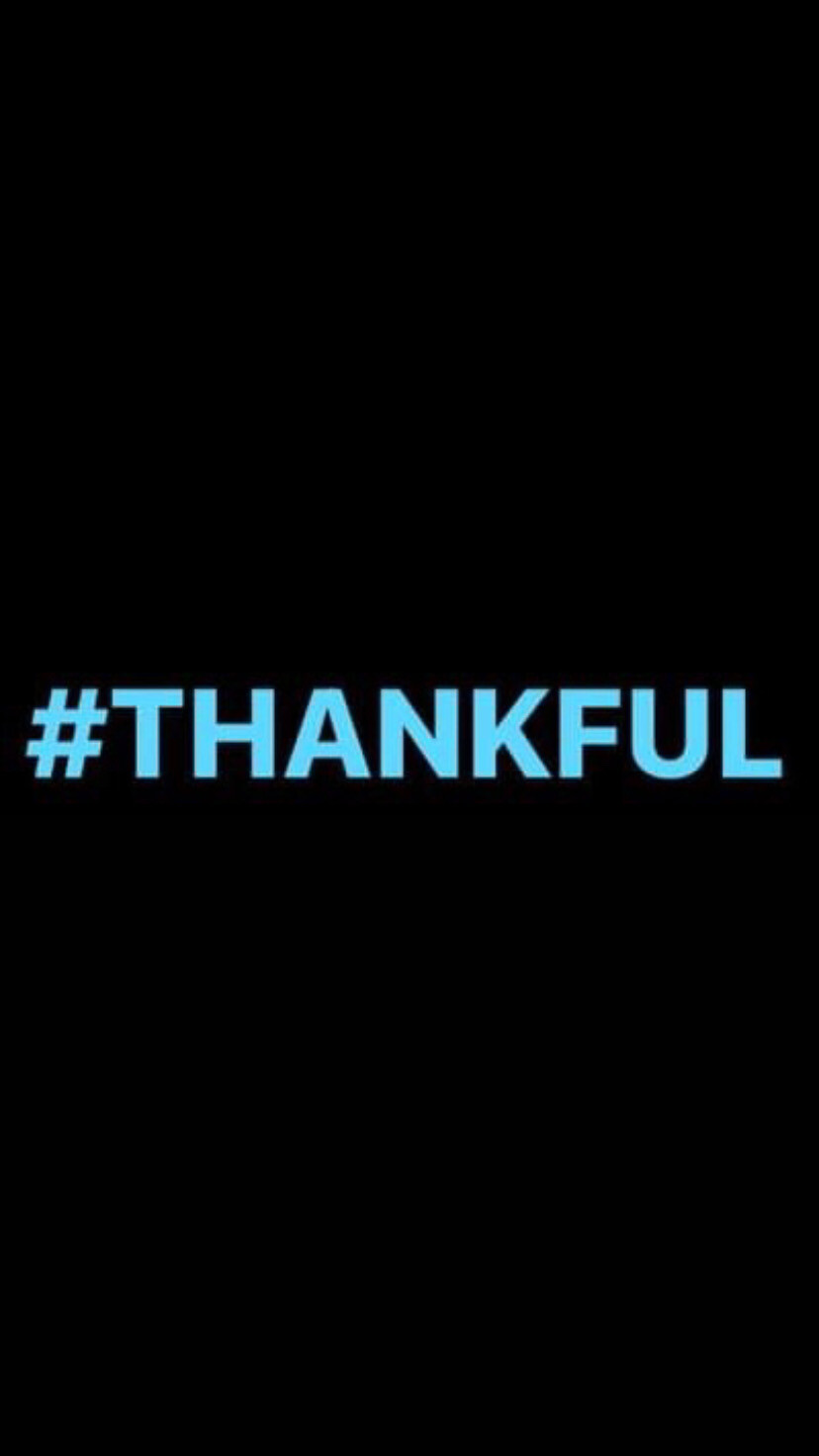 Pre-Order #THANKFUL Wristbands (Blue Text)