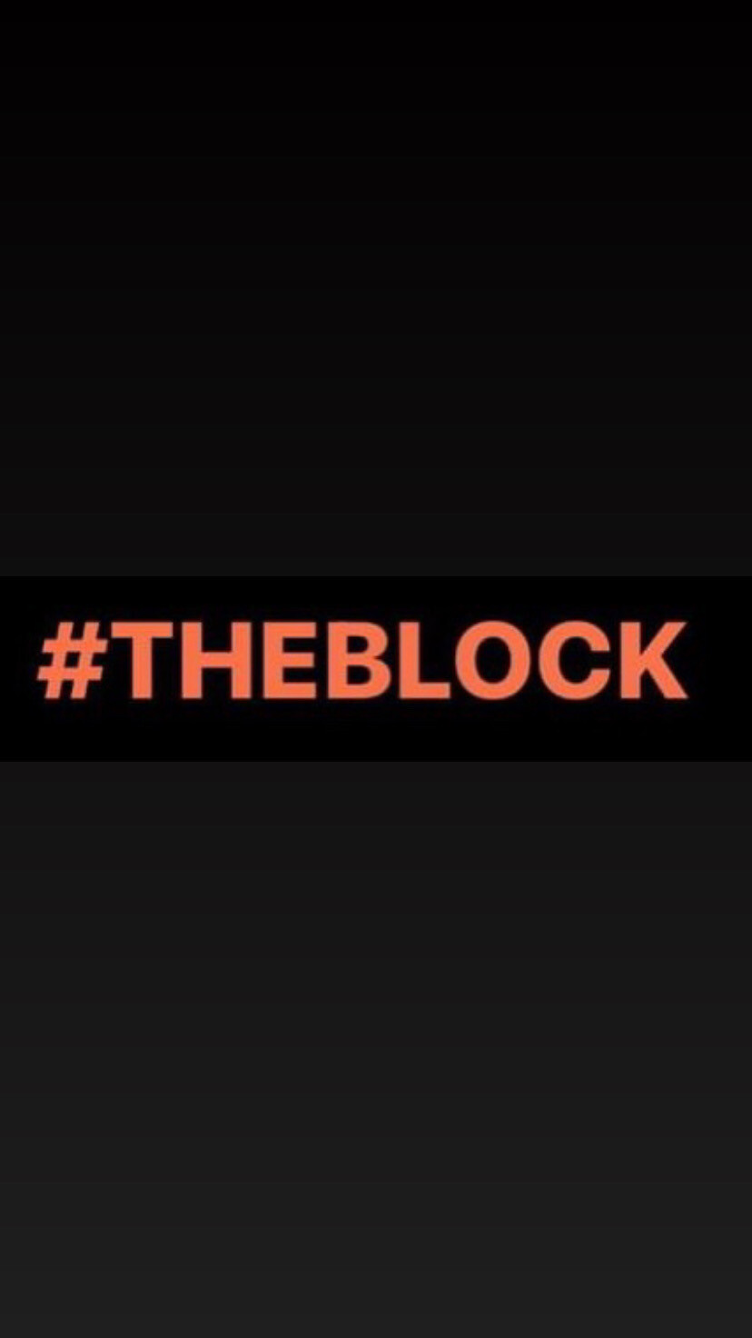 Pre-Order #THEBLOCK Wristbands (Orange Text)