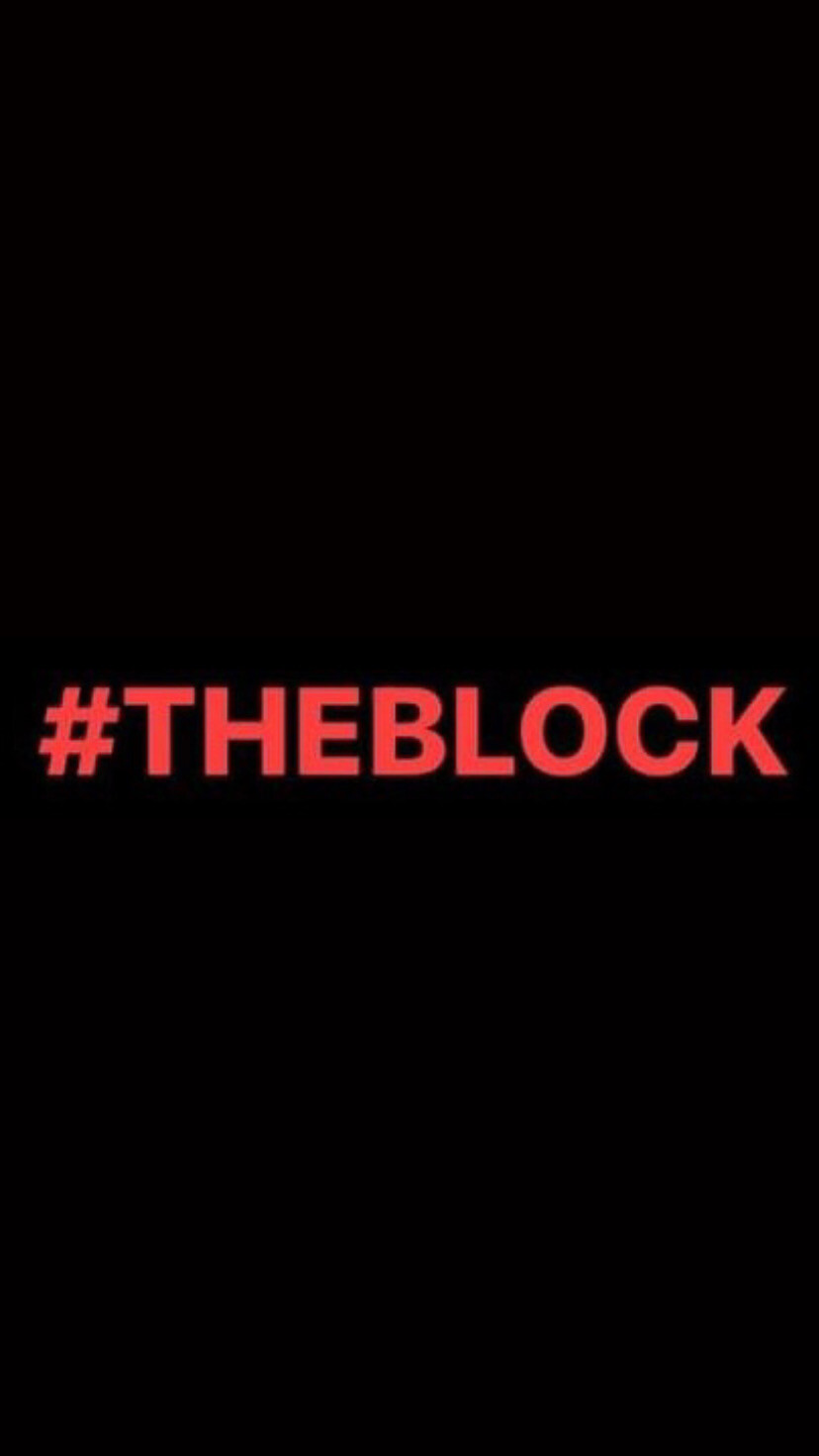 Pre-Order #THEBLOCK Wristbands (Red Text)