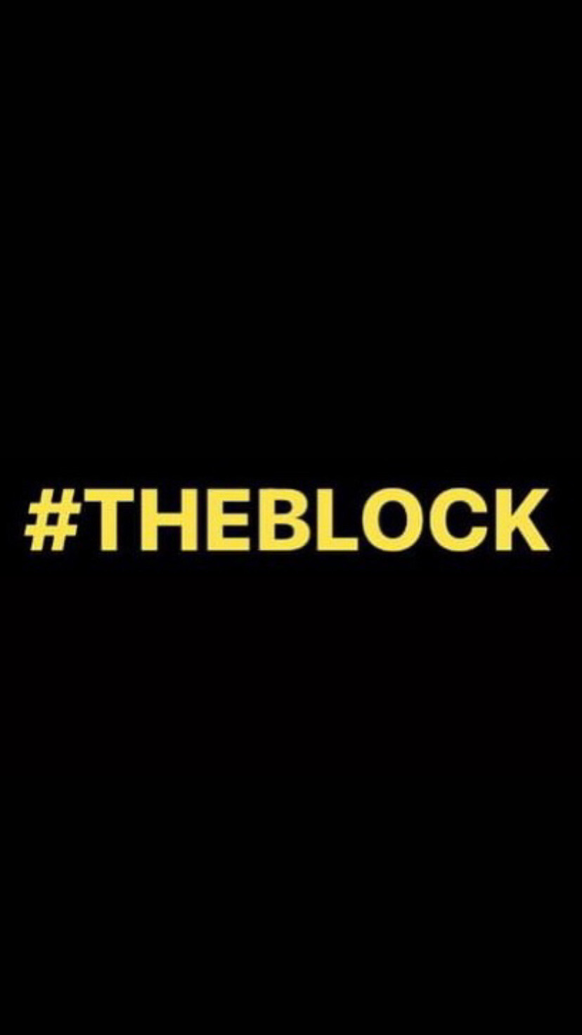 Pre-Order #THEBLOCK Wristbands (Yellow Text)