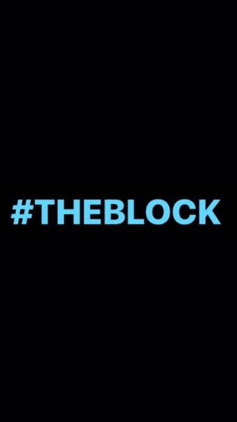 Pre-Order #THEBLOCK Wristbands (Blue Text)