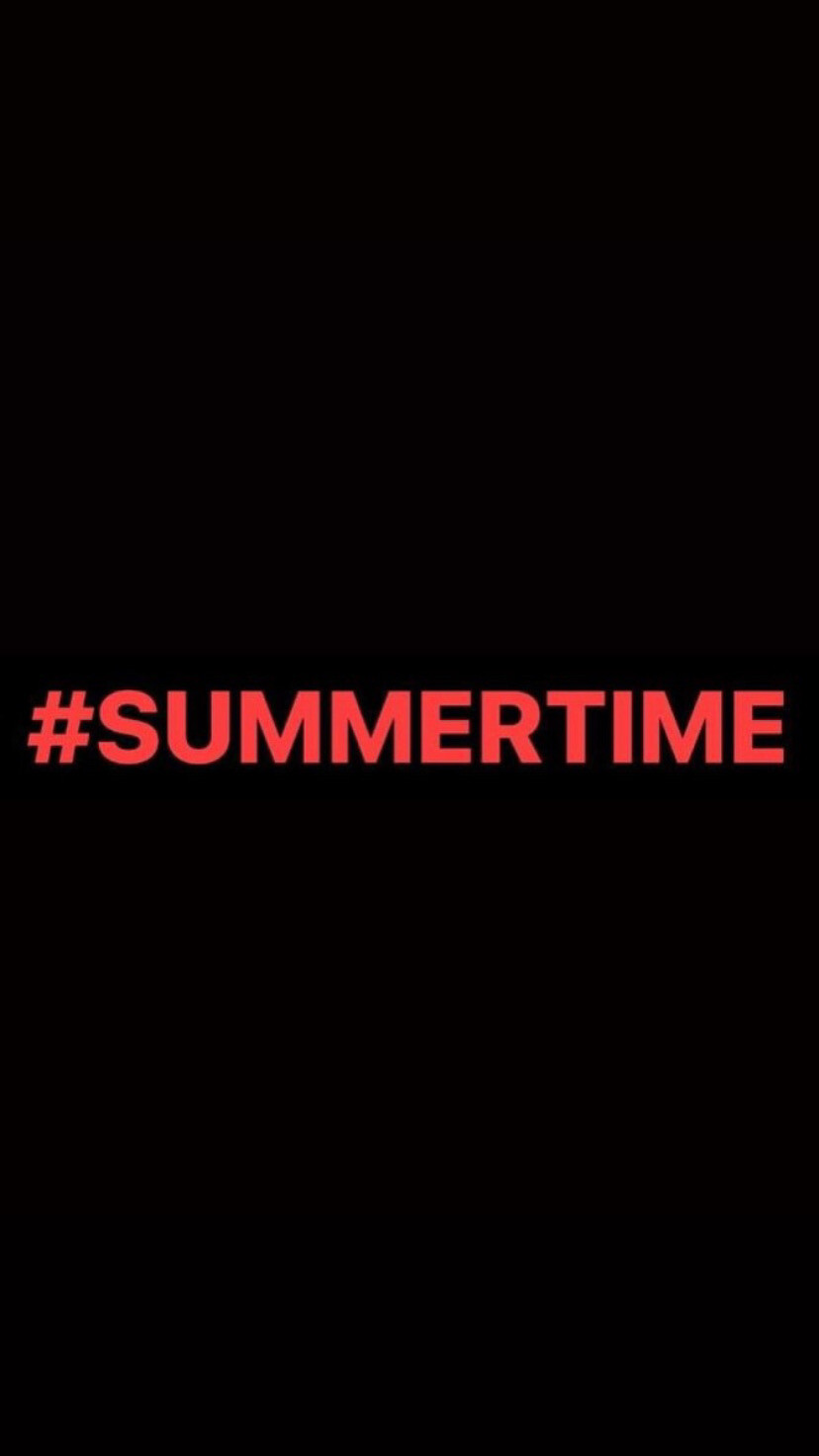 Pre-Order #SUMMERTIME Wristbands (Red Text)