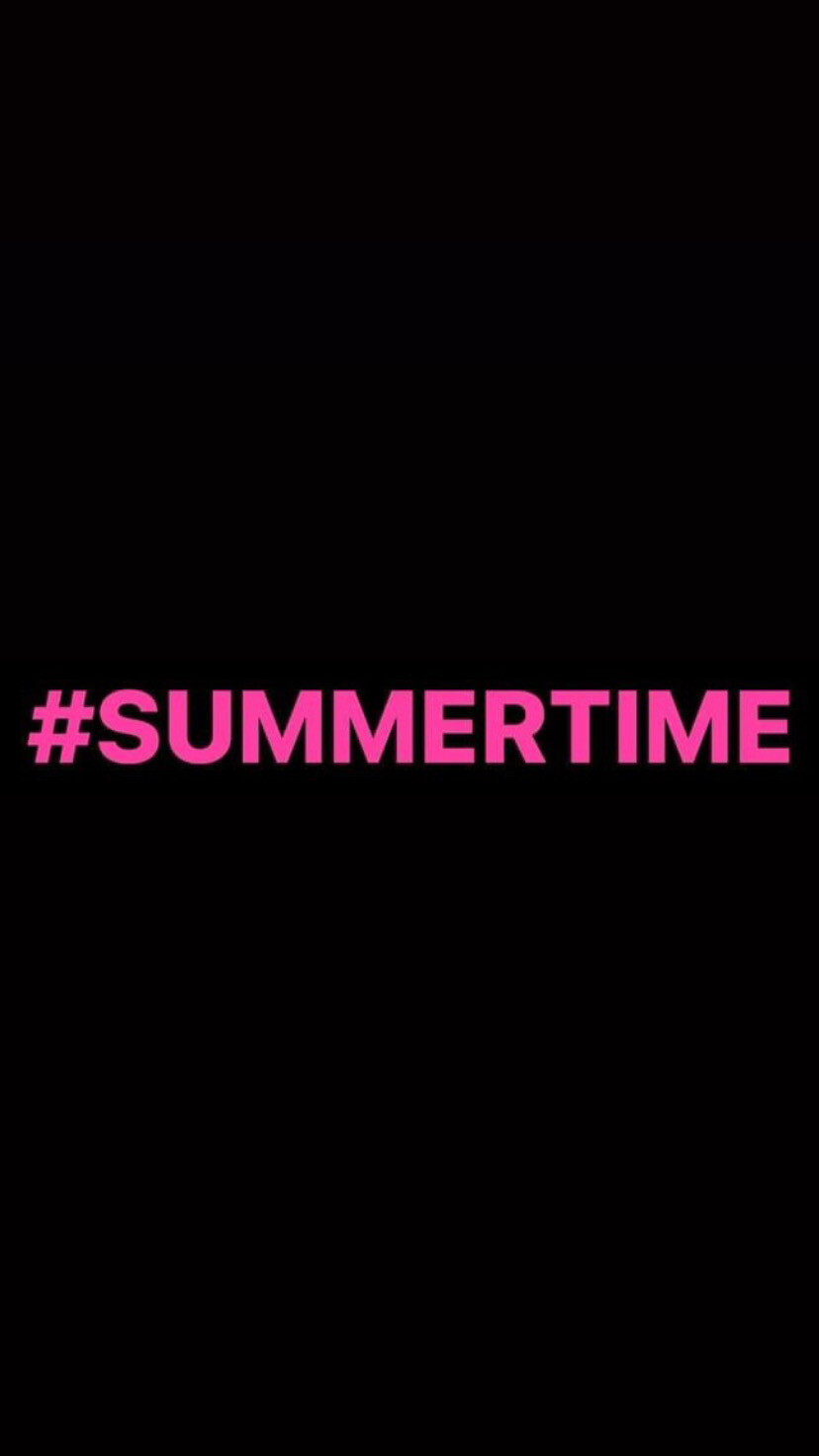 Pre-Order #SUMMERTIME Wristbands (Pink Text)