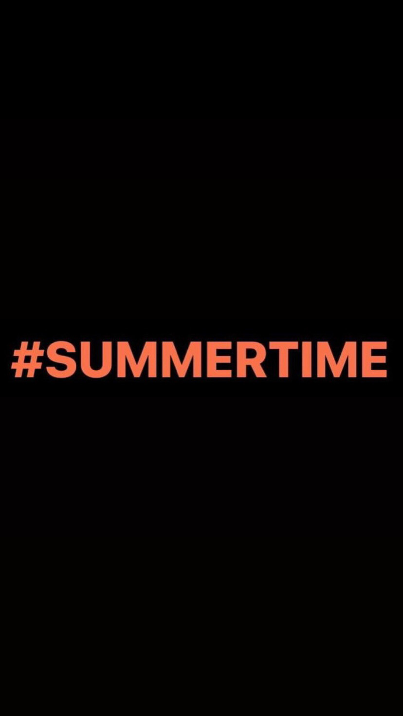 Pre-Order #SUMMERTIME Wristbands (Orange Text)