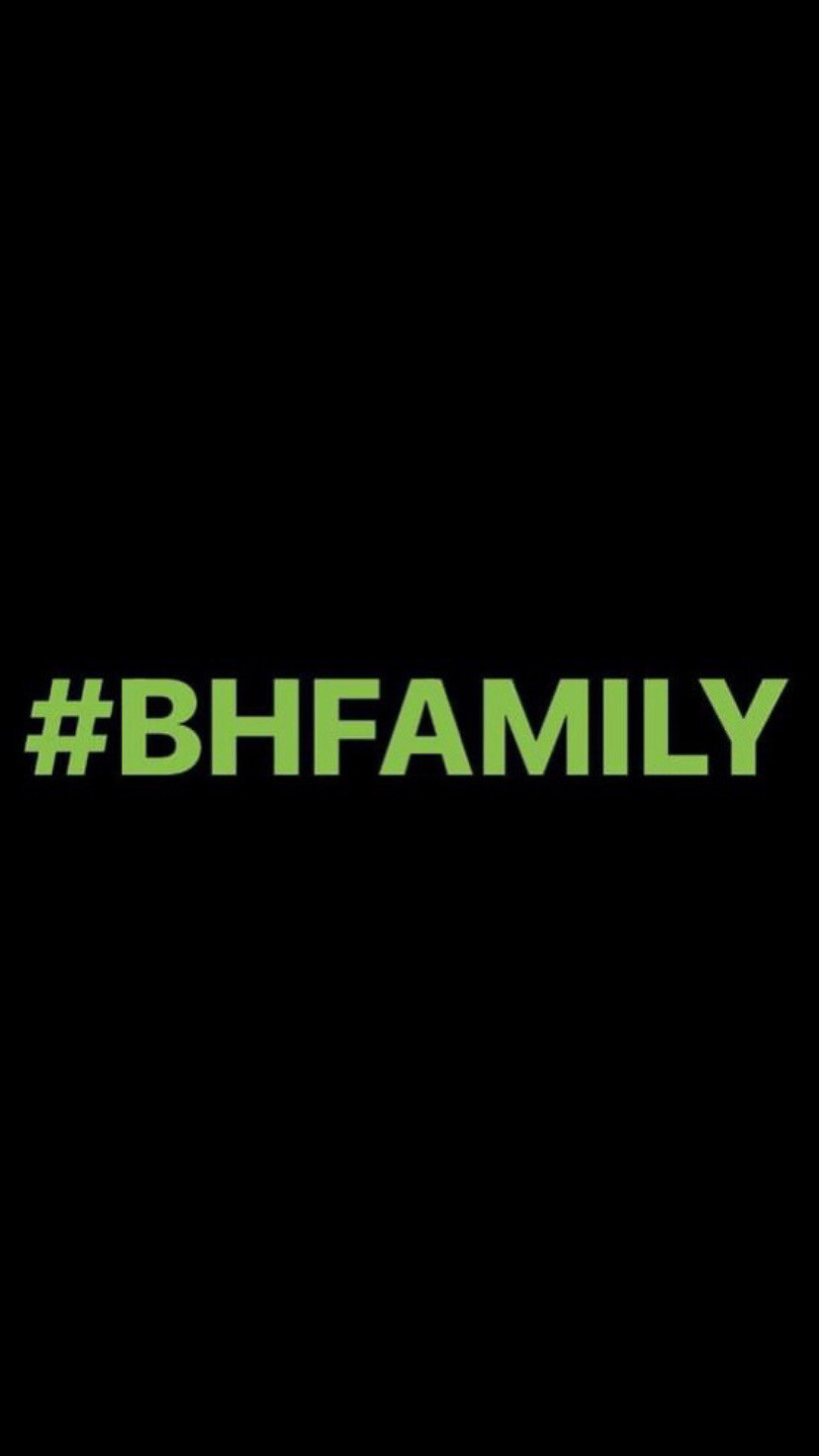 Pre-Order #BHFAMILY Wristbands (Green Text)