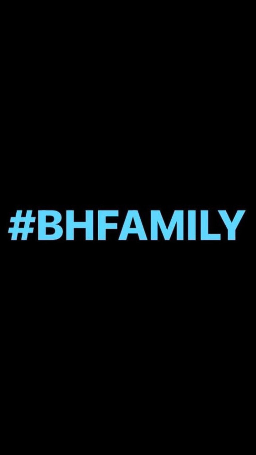 Pre-Order #BHFAMILY Wristbands (Blue Text)