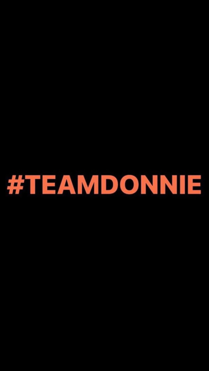 Pre-Order #TEAMDONNIE Wristbands (Orange Text)